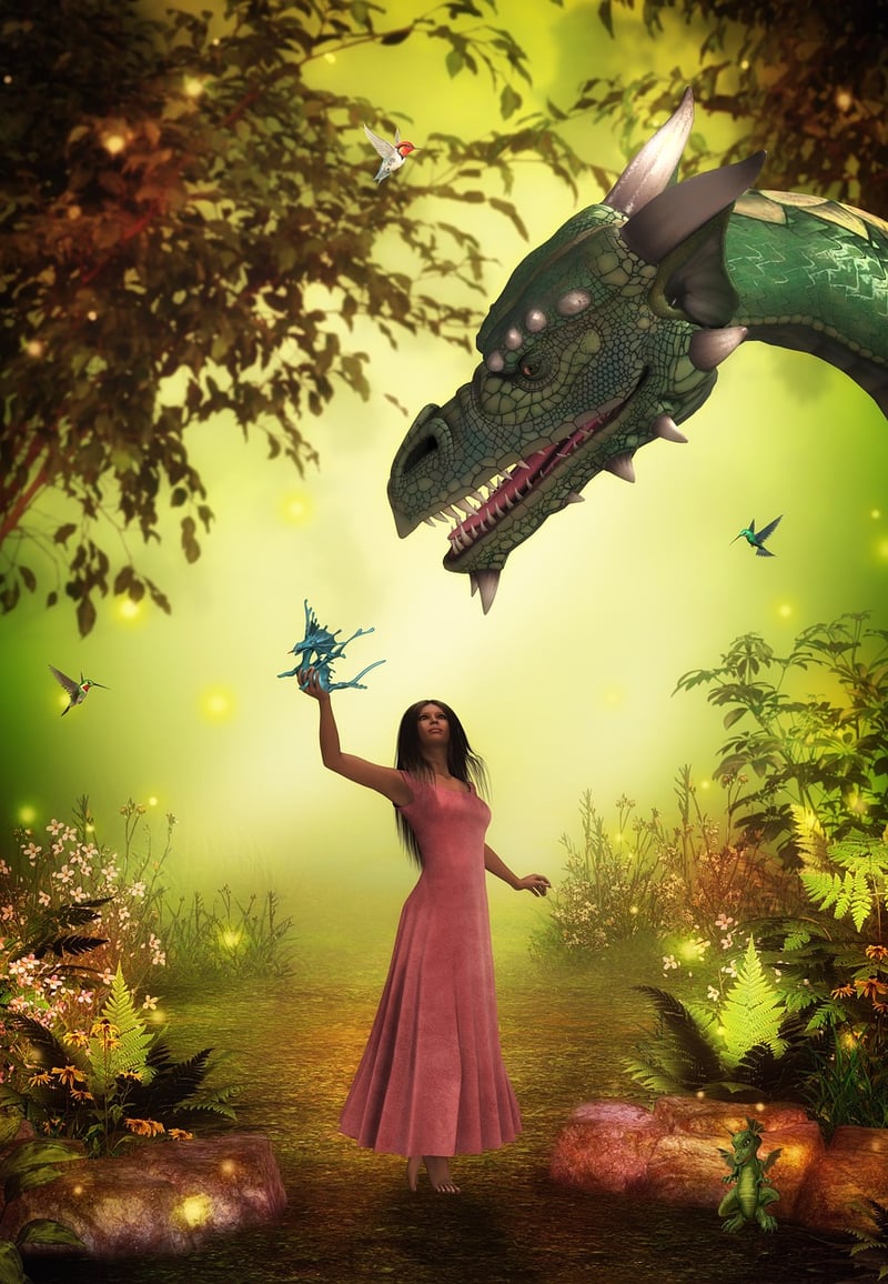Fairy Queen and Celestial Dragon