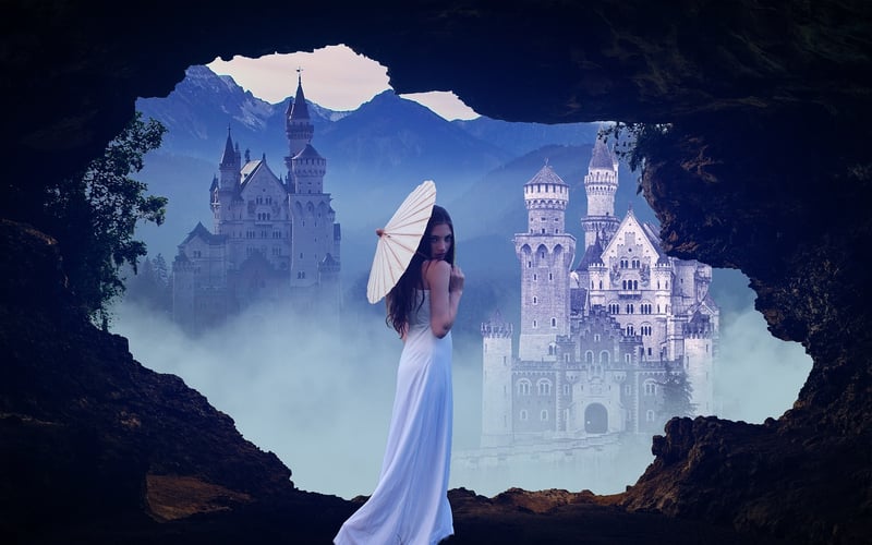 Castle in a Fantasy Landscape